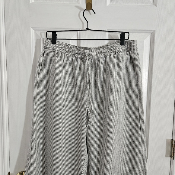 NWT J.Crew Factory Wide Leg Linen Pants - Picture 3 of 9